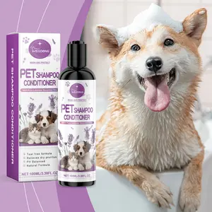 Lavender Dog Shampoo & Conditioner Set | Soothing Scent, Hypoallergenic Formula | Vegan Puppy Grooming Essentials for Soft Fur