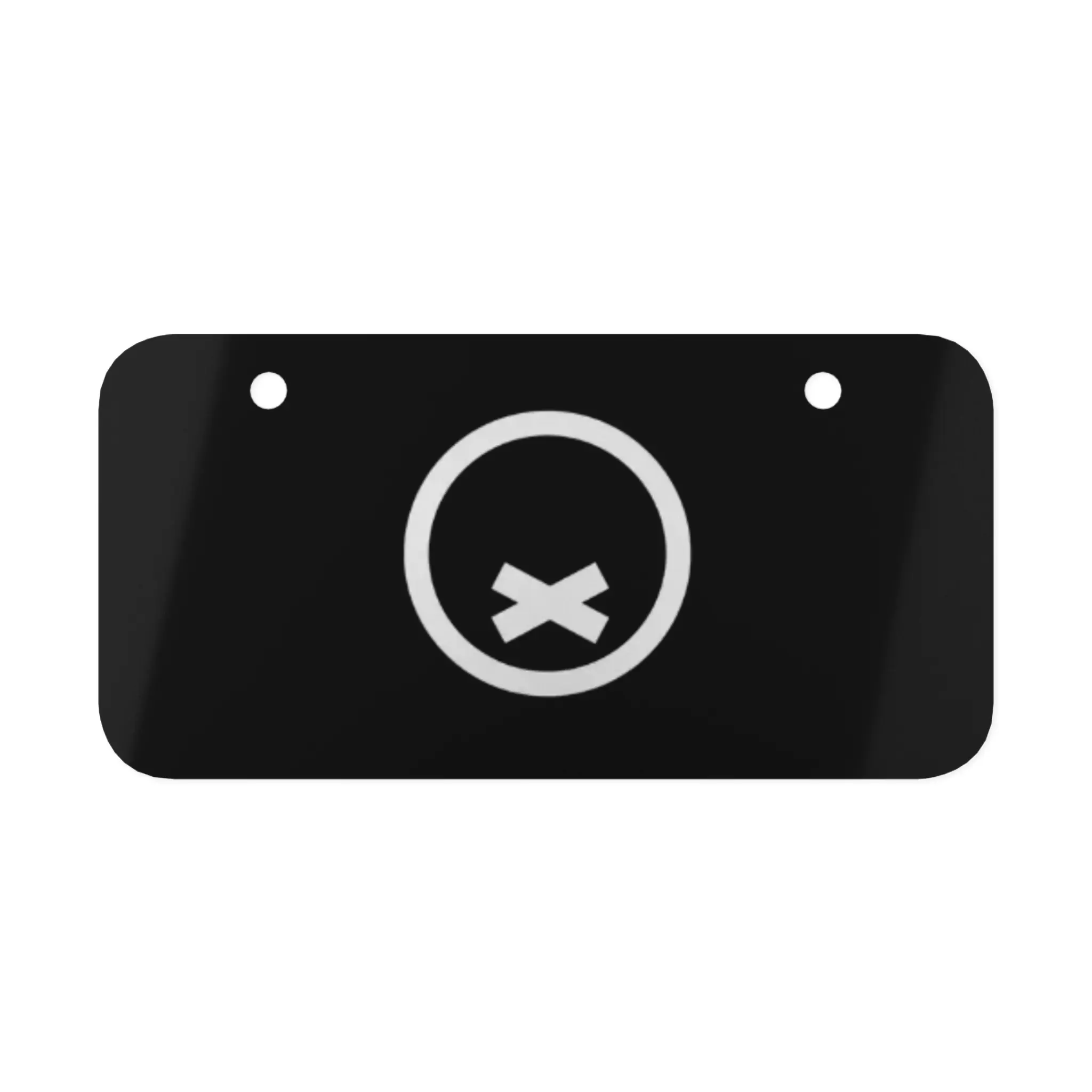 Quiet Club Racing Mini Front License Plate, Personalized Aluminum Decorative Car Tag, Custom Novelty Auto Plate for Front Bumper, Garage Wall Decor, Gift for Car Enthusiasts, Made in USA
