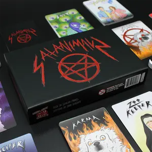 SATANIMALS Card Game | MEGA MINT Games | Fun and Engaging Strategy Game for Adults & Teens | Build The Ultimate Demonic Petting Zoo