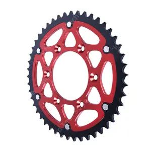 Chain Rear Sprocket 54 Tooth for Surron Ultra Bee Steel-clad Aluminum Disc Plate Electric Bikes Off-road Dirt Bike Chain Rear Sprocket for Sur Ron Upgrade Accessories Motorcycles durability and resilience in harsh riding conditions Dirt Bike Parts