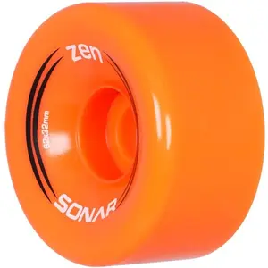 Riedell Zen Wheels - Quad Roller Skate Wheels - 4 Pack of 32mm x 62mm 85A Wheels