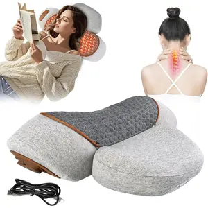 Callixe Thera Pillow Massage Neck Hump, TheraPillow Traction Massager with Heat, 3 in 1 Neck Massages Pillow Heated Massages Necks Pillows Heated Traction Cervical, Memory Foam
