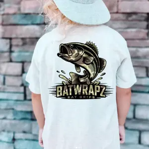 BatWrapz Camo Bass Youth and Adult T-Shirt, Country Boys Shirt, Youth Shirt, Youth Clothes, Trending Kids Shirt, Youth Outdoor Clothing, Back to School Shirt, Gift for Boys and Girls, Birthday Gift