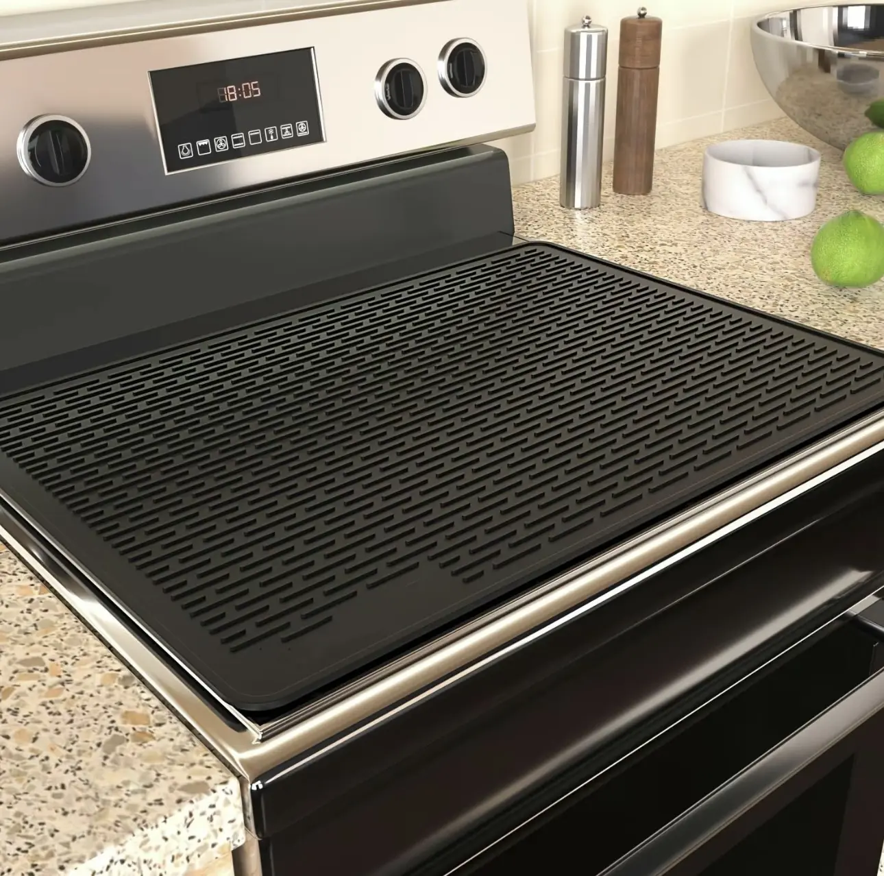 Premium Silicone Stove Top Mat, Heat Resistant Stove Cover, Non slip Stove Protector, Kitchen Accessories, Handheld Utensils, Tableware