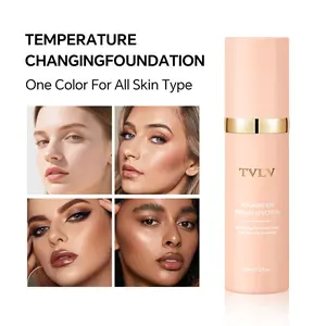 Color-Changing Liquid Foundation - Warm-Tone Adapting, Lightweight Coverage for Blemishes, Long-Lasting & Natural Finish