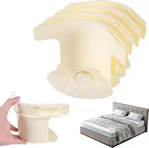 Lock Bed Sheet Holders for Corners, 4 Pack Non-Slip Sheet Holder with Lock Strips, Invisible and Beautiful, Keep Sheets Firm & Tight, for All Sheet/Mattress Sizes, Easy Installation