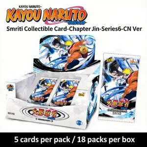 Naruto Legacy Collectible Cards, Chapter 6 Random Booster Packs, Collector's Edition Card Set, Ideal Gift for Kids and Collectors