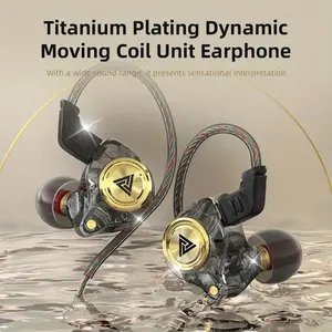 QKZ AK6 3.5mm Wired Earphones HiFi Sound Quality Gaming Headset with Bass for Gamers Affordable In-Ear Earbud
