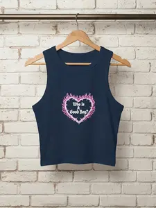 Who is A Good Boy Rib Racer Tank Top