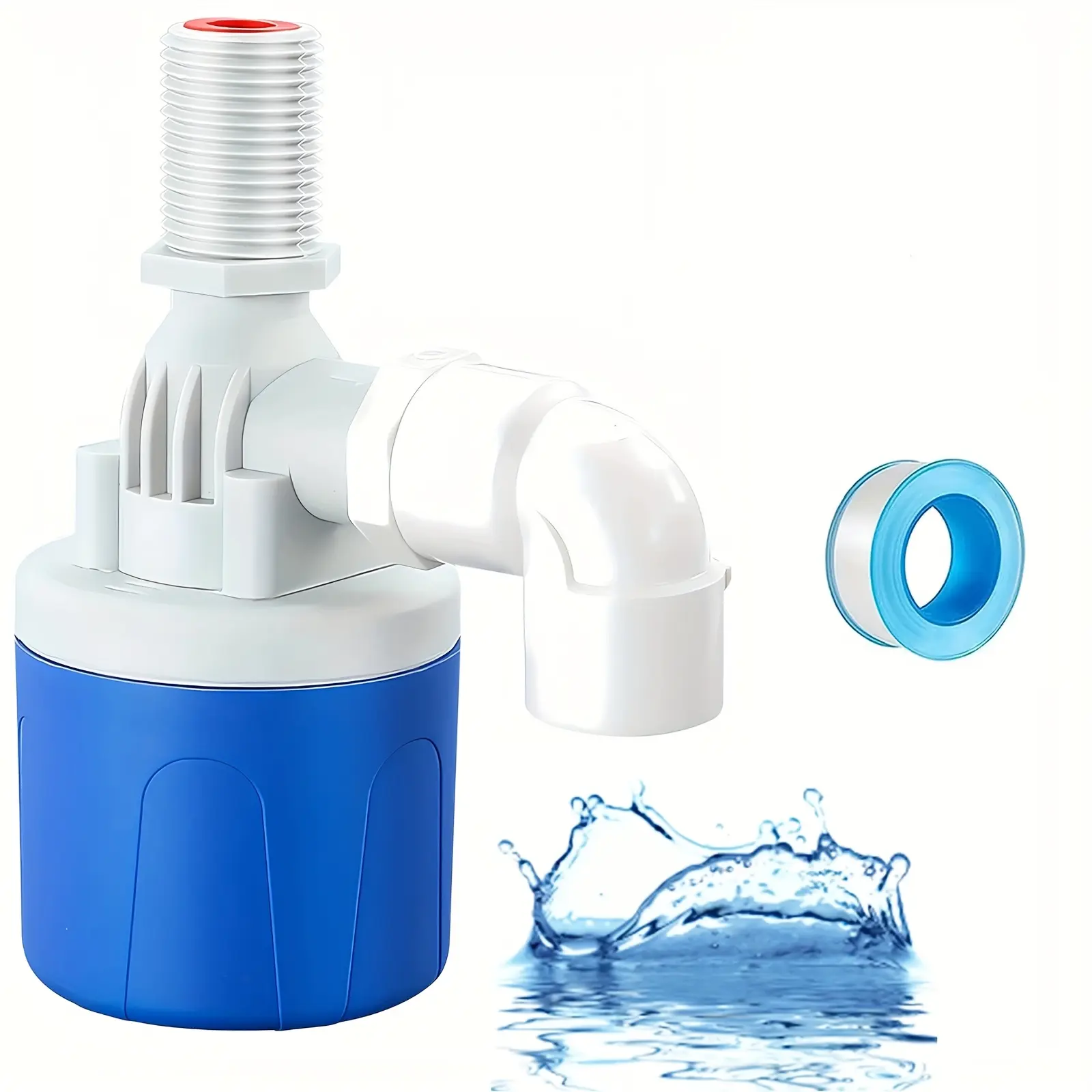 1/2" Automatic Water Level Control Valve – ABS Construction, EU/US Thread Standard, O-Ring Seal, for Tanks and Irrigation Systems
