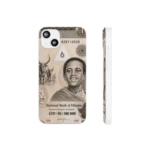 Ethiopian Birr Slim Phone Case | Habesha Money Cover Design  case cover