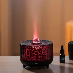 Volcano Design Aroma Diffuser, Plug and Play Essential Oil Atomization Humidifier, Cold Mist Air Humidifier with Remote Control, Suitable for Home Offices