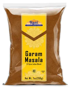 Rani Garam Masala Indian 11-Spice Blend 7oz (200g) ~ All Natural, Salt-Free | Vegan | No Colors | Gluten Friendly | NON-GMO | Kosher | Indian Origin