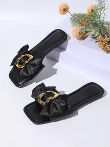 Fashion Chain Platform Sandals, Summer Casual Open-Toe Shoes, Lightweight Breathable Comfortable Footwear for Daily Wear, Women's Style, Trendy Sandals