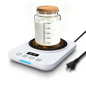 Sourdough Warmer Mat with Smart Timer - Christmas Gift for Bakers, Home Baking Essential, 1°F Thermostat Control (70-100°F), Fits Jars Up to 40oz , Perfect for Holiday Bread & Festive Dough Proofing