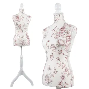 Dress Form Mannequin, Floral Print, US Size 6