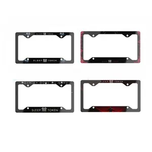 Sleep Token Band Metal License Plate Frame, Truck Tag, Car Front Plate Frame, Decoration, Aluminum