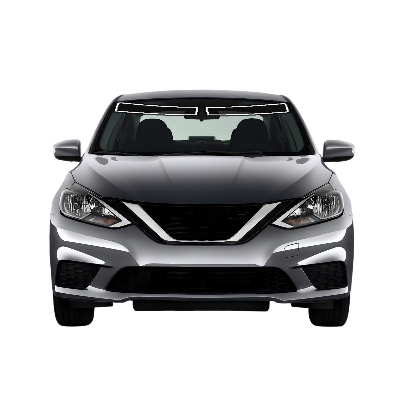 Precut Window Tint Film For Nissan Sentra 2013-2019 Window 2Ply Anti-Shatter, UV Block, Privacy Protection, Easy Install, No Trimming Needed,Heat & Glare Reduction