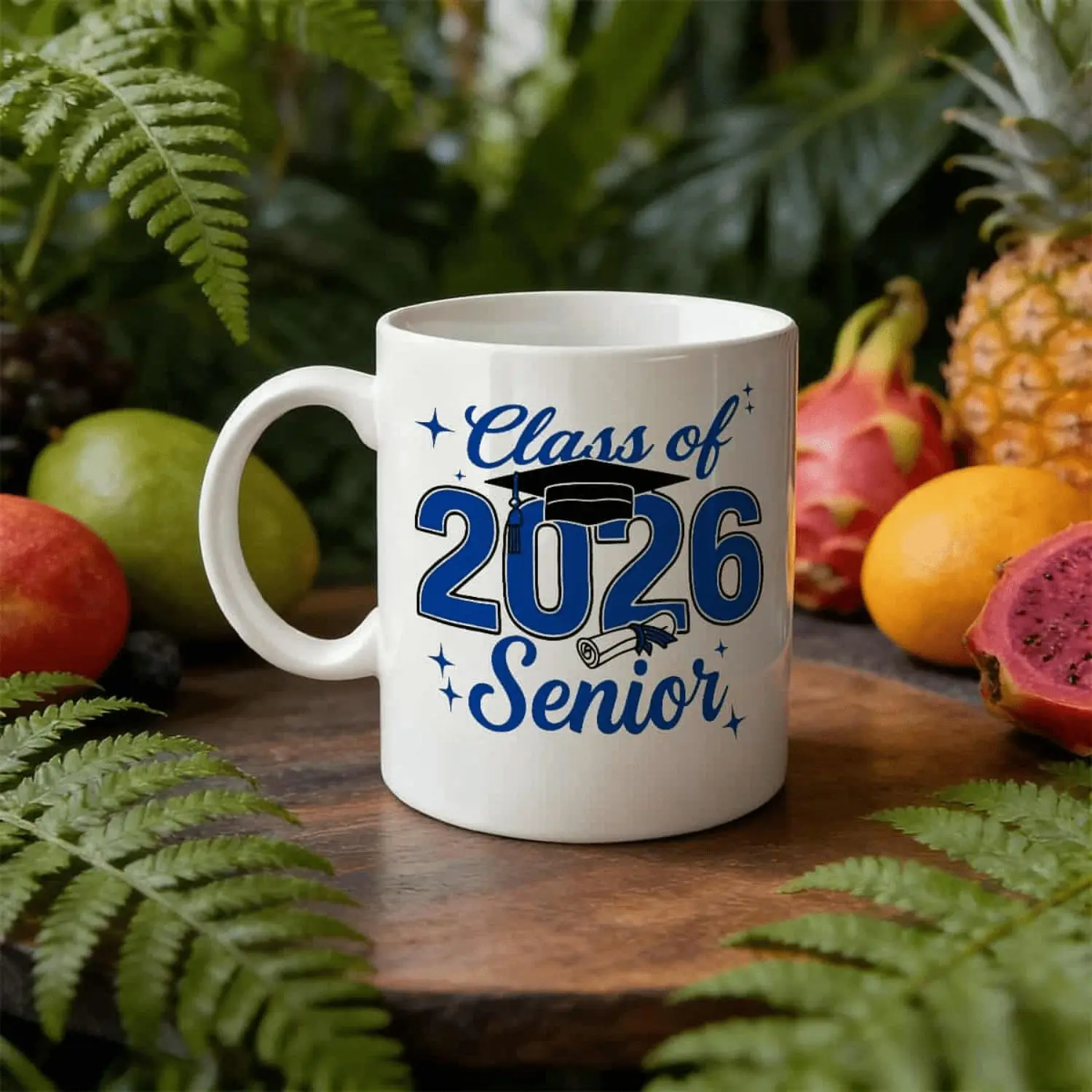 Graduation Mug for Class of 2026 with Diploma and Cap Design Featuring Lip Fit Lid and 11oz Capacity Ideal for Hot or Cold Beverages Perfect Gift for Celebrations