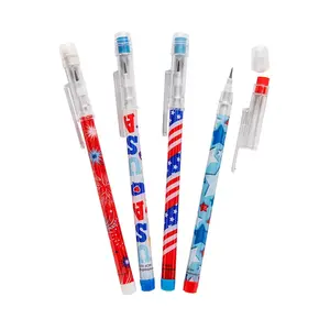 Patriotic Stacking Point Pencils - 24 Pc.