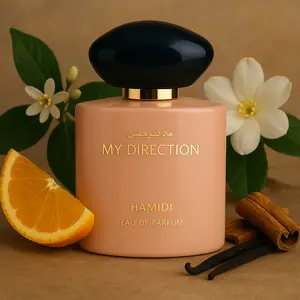 Hamidi My Direction Eau De Parfum Spray 3.4 oz / 100ml | Elegant White Floral Perfume with Vanilla, Jasmine & Musk Notes for Women