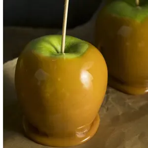 Caramel candy apple hanging car diffuser