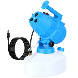 Explorinox 5L Electric ULV Fogger Sprayer Machine with 3 Nozzles Portable Cold Fogger Adjustable Flow Rate Up to 30ft Spray Range for Home Hotel School Church Garden Yard