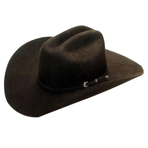 Twister Men's Dallas Chocolate Felt Cowboy Hat T7101047 Twister Men's Dallas Chocolate Felt Cowboy Hat T7101047