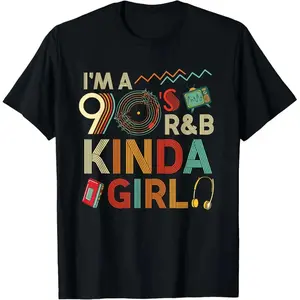 Funny a 90 s  Graphic Tees Girl Throwback Women T-Shirt