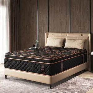 12/14Inch Mattress Twin Full Queen King Bed Size Memory Foam - Ergonomic Design Medium Firm Hybrid Mattress, Luxurious Comfort With Pocket Springs Gel Memory Foam