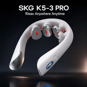 SKG K5-3 PRO Heated Neck Massager, Portable 4D Neck Relaxer for Muscle Relaxation, 125g Smart Neck Massager
