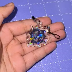 Glorious Evolution Phone Charm 1.5in| Corrupted HexTech Core Keychain, Cute Holographic Charm, Gift for Readers, Kindle Kobo Acrylic Gift  Cellphone Smartphone