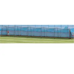 212 MAIN Outdoor Home Batting Cage, 60x12x60 Ft Steel Frame, 30 Xtender, 2X Heater Xtender, Rectangular Shape, Easy Assembly, Flexible Rods