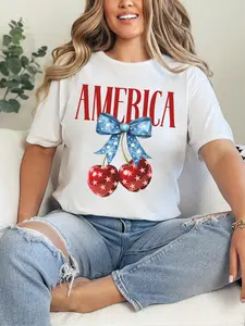 American Cherry Pie ~ Unisex Short Sleeve T-Shirt Gildan Softstyle Printed in the USA