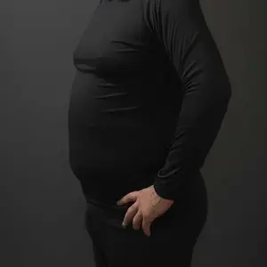 Men's 6-Piece Warm Tech Fleece Base Layer Set, High Neck Tight-Fitting Long Sleeve Top & Pants, Fleece-Lined Sports Underwear, Winter Training, Skiing, Running