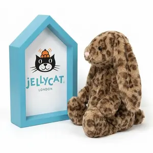 Jellycat Cobblehop Leopard Bunny Plush Exclusive NWT Toy Doll Soft Stuffed Gifts With Dust Bag
