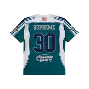 Supreme Men's Sudden Death Football Jersey Teal, from StockX