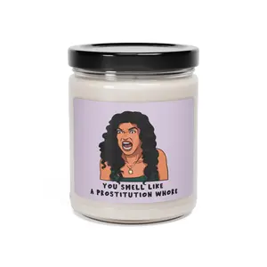 RHONJ Teresa Giudice Prostitution Whore | Real Housewives of New Jersey Scented Candle | Engaged 19 Times | Reality TV Gift Bravo Merch