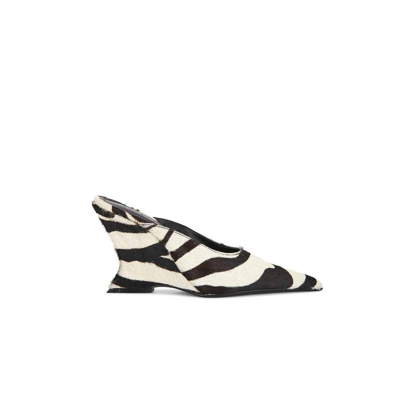 Schutz Siena Mule Pump in Zebra Print