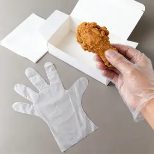 Flexible Fit TPE Disposable Gloves Thick Wearproof Food Gloves For Ingredient Handling Baking
