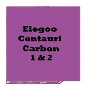 Elegoo Centauri Carbon 1 & 2 KDEAVI Double Sided Textured PLU Cool Build Plate Abs Ender