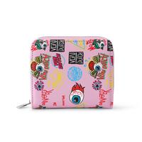 Jax Print Zip-up Wallet - Light Pink
