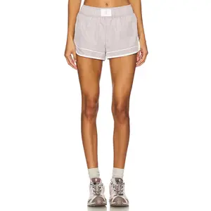 Free People x FP Movement Varsity Blues Short in Electric Sunset Combo