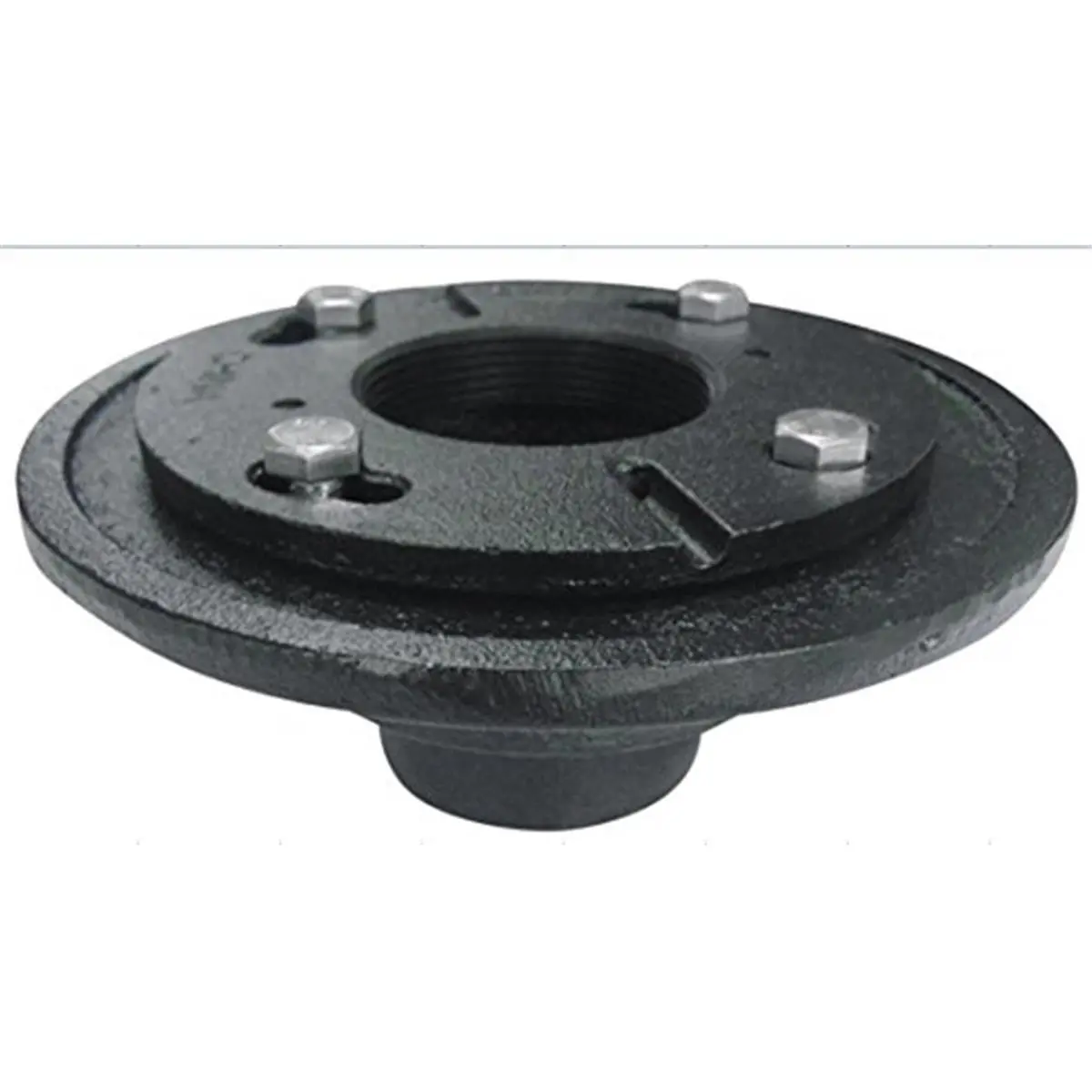 Dawn Polished Satin Modern Shower Drain Base - 6.625" w x 6.625" Easy-Install Plate Drain, Water Drainage Bathroom Fixture Accessory for Home Improvement, 6.625" W X 6.625" L