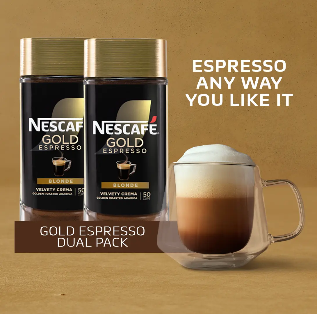 Nescafé GOLD Espresso 2x3.5oz Jars