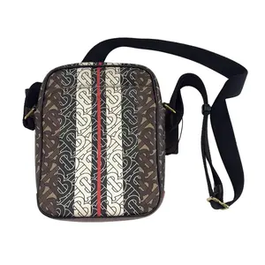 Pre-owned BURBERRY Leather Messenger Bags Multicolored Shoulder Bag E26050240