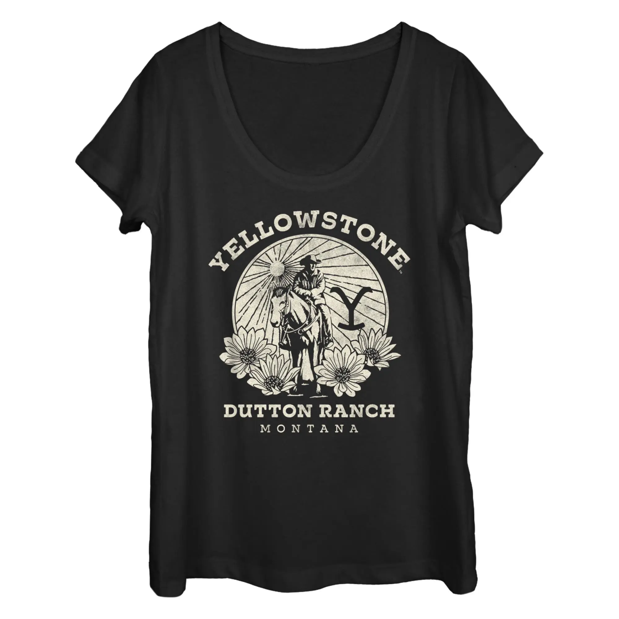 Women's Yellowstone John Dutton Ranch Montana T-Shirt