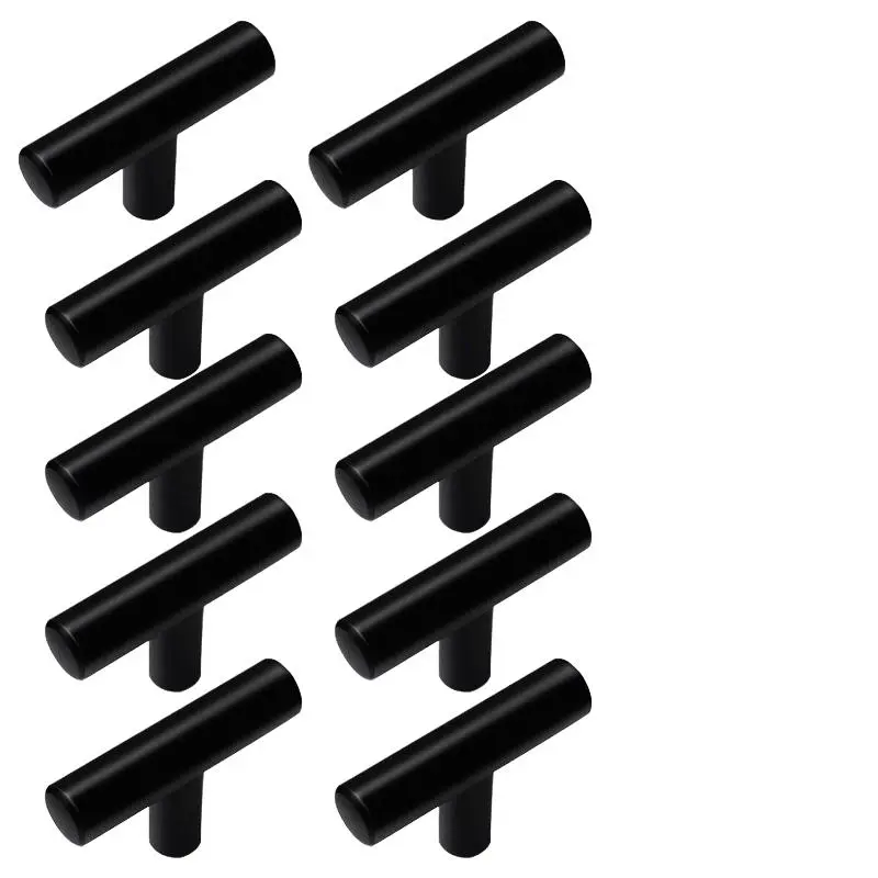 Modern Minimalist Cabinet Door Drawer Pulls Set, Stainless Steel Door Handles Interior, Cabinet Knobs And Pulls, Nordic Style, Includes Screws, 10 Pieces