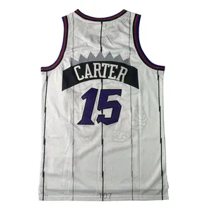 Vince Carter Classic-Design stitched Basketball Jerseys Retro Men's Sleeveless white shirt