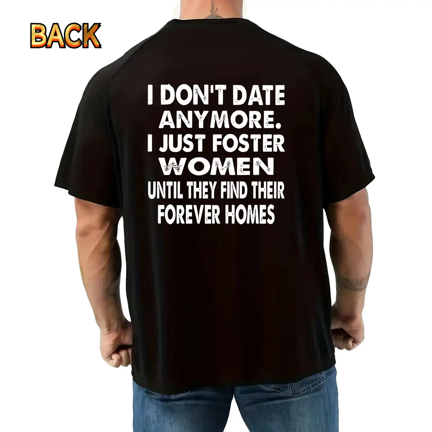 Women Foster I Don’t Date Anymore Cotton T-shirt Contemporary